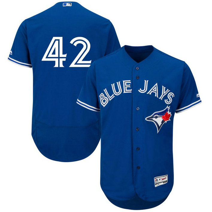 Toronto Blue Jays Jackie Robinson #42 Royal Commemorative Flex Base Jersey Toronto Blue Jays Jackie Robinson #42 Royal Commemorative Flex Base Jersey