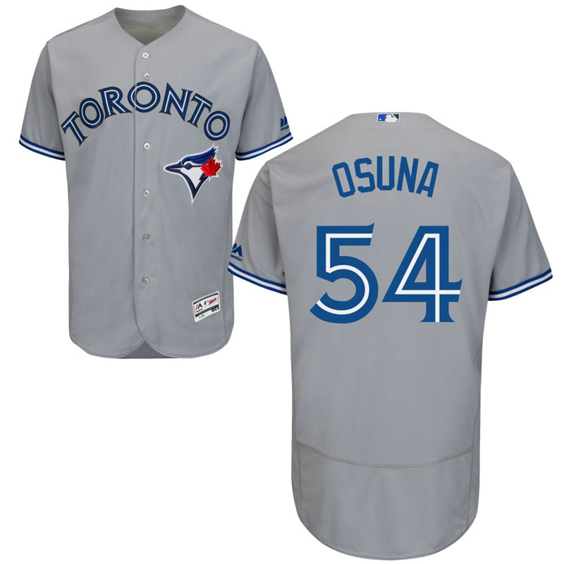Toronto Blue Jays Roberto Osuna #54 Grey Authentic Collection Road Flex Base Player Jersey