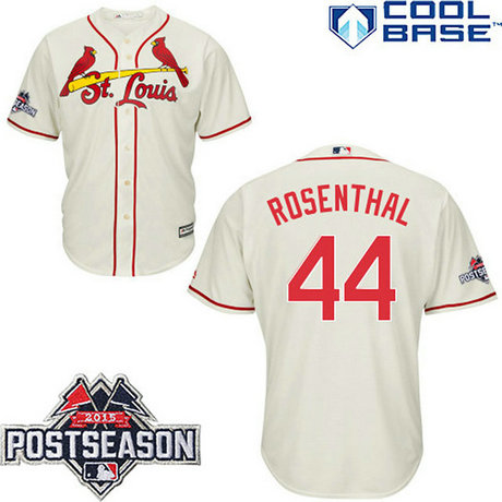 St. Louis Cardinals #44 Trevor Rosenthal Beige Cool Base Alternate Jersey St. Louis Cardinals #44 Trevor Rosenthal Beige Cool Base Alternate Jersey