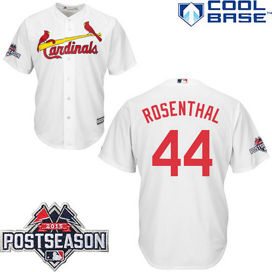 St. Louis Cardinals #44 Trevor Rosenthal White Cool Base Home Jersey St. Louis Cardinals #44 Trevor Rosenthal White Cool Base Home Jersey