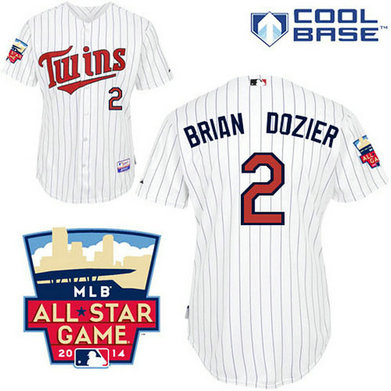 Minnesota Twins #2 Brian Dozier Authentic White Home Cool Base Jersey Minnesota Twins #2 Brian Dozier Authentic White Home Cool Base Jersey