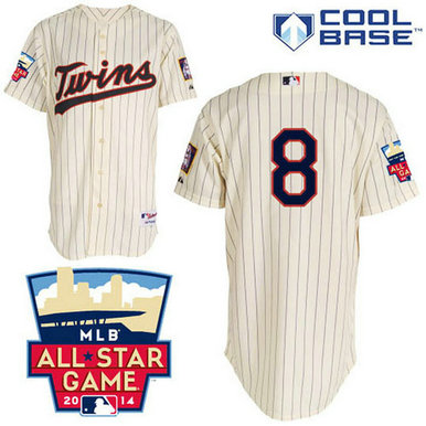 Minnesota Twins #8 Kurt Suzuki Authentic Cream Alternate Cool Base Jersey Minnesota Twins #8 Kurt Suzuki Authentic Cream Alternate Cool Base Jersey
