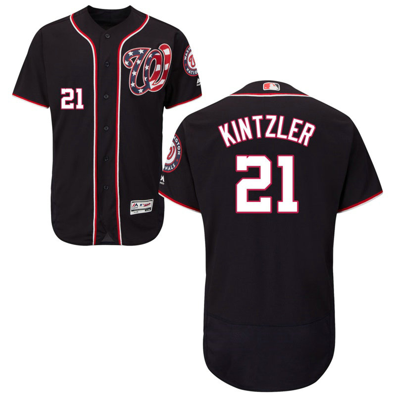 Washington Nationals Brandon Kintzler #21 Navy Alternate Flex Base Jersey Washington Nationals Brandon Kintzler #21 Navy Alternate Flex Base Jersey