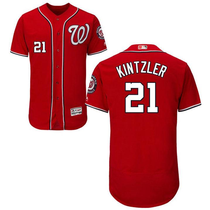 Washington Nationals Brandon Kintzler #21 Scarlet Alternate Flex Base Jersey Washington Nationals Brandon Kintzler #21 Scarlet Alternate Flex Base Jersey
