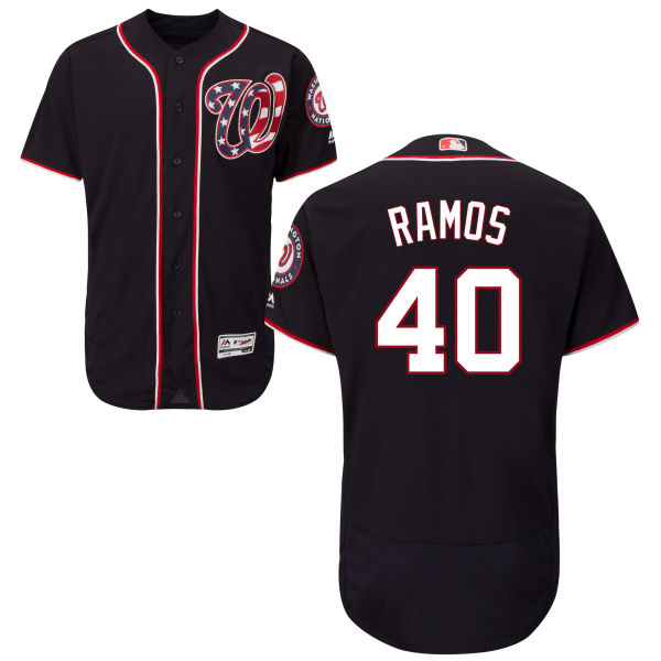 Washington Nationals Wilson Ramos #40 Navy Authentic Collection Flexbase Jersey Washington Nationals Wilson Ramos #40 Navy Authentic Collection Flexbase Jersey
