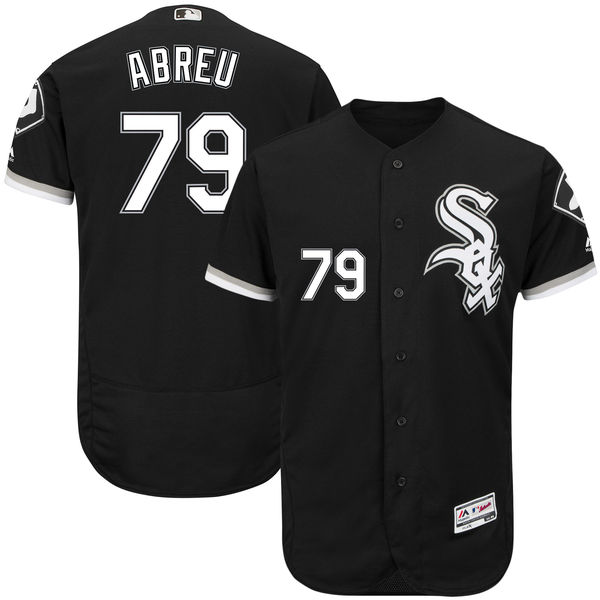 Chicago White Sox #79 Jose Abreu Black Flexbase Authentic Collection Jersey Chicago White Sox #79 Jose Abreu Black Flexbase Authentic Collection Jersey