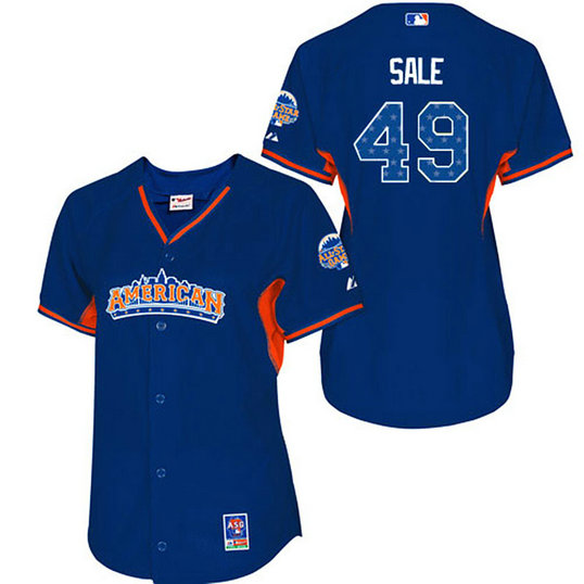 Chicago White Sox #49 Chris Sale WoAuthentic Royal Blue American League 2013 All Star BP Jersey Chicago White Sox #49 Chris Sale WoAuthentic Royal Blue American League 2013 All Star BP Jersey