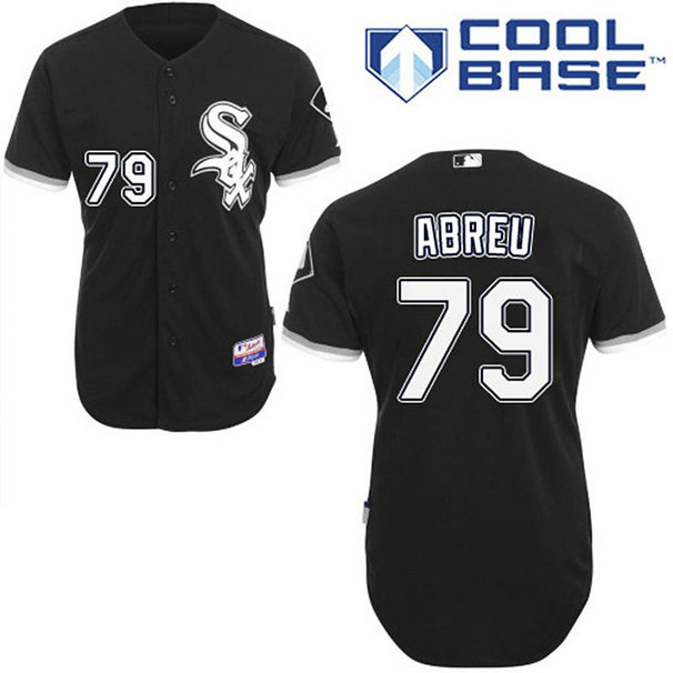 Chicago White Sox #79 Jose Abreu Authentic Black Alternate Cool Base Jersey Chicago White Sox #79 Jose Abreu Authentic Black Alternate Cool Base Jersey