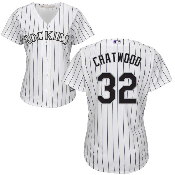 Women - Colorado Rockies Tyler Chatwood #32 White Authentic Cool base Jersey Women - Colorado Rockies Tyler Chatwood #32 White Authentic Cool base Jersey