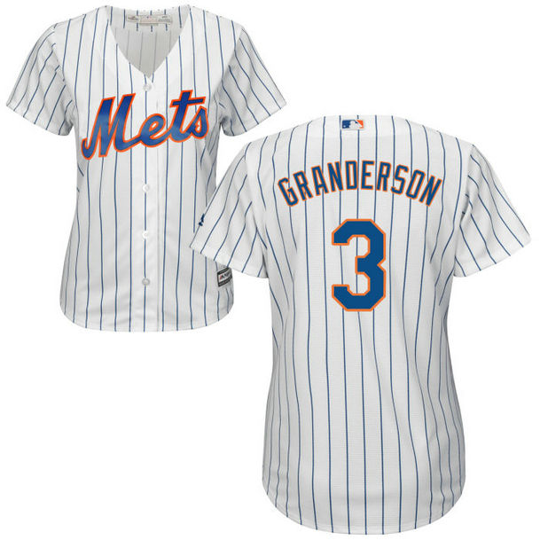 Women - New York Mets Curtis Granderson #3 White Official Cool Base Jersey Women - New York Mets Curtis Granderson #3 White Official Cool Base Jersey