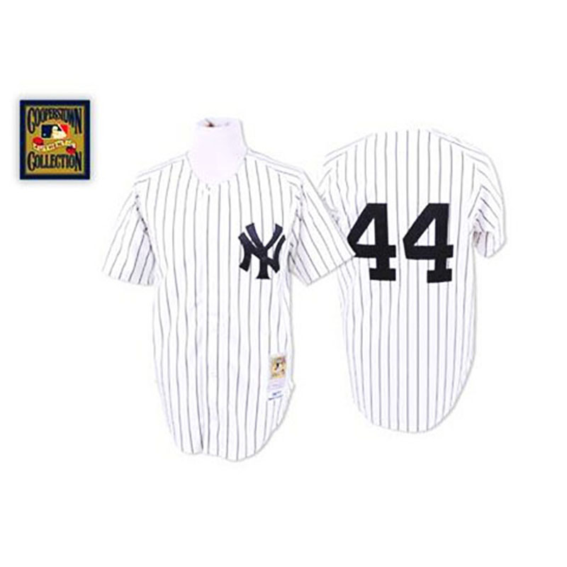 New York Yankees #44 Reggie Jackson WhiteThrowback Jersey