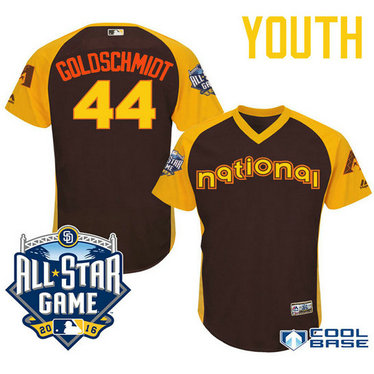 YOUTH 2016 All-Star National Arizona Diamondbacks #44 Paul Goldschmidt Brown Cool Base Jersey YOUTH 2016 All-Star National Arizona Diamondbacks #44 Paul Goldschmidt Brown Cool Base Jersey
