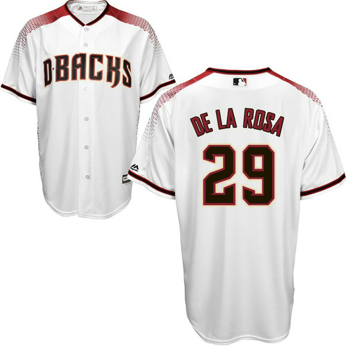 YOUTH Arizona Diamondbacks #29 Jorge De La Rosa 2017 White Cool Base Jersey YOUTH Arizona Diamondbacks #29 Jorge De La Rosa 2017 White Cool Base Jersey
