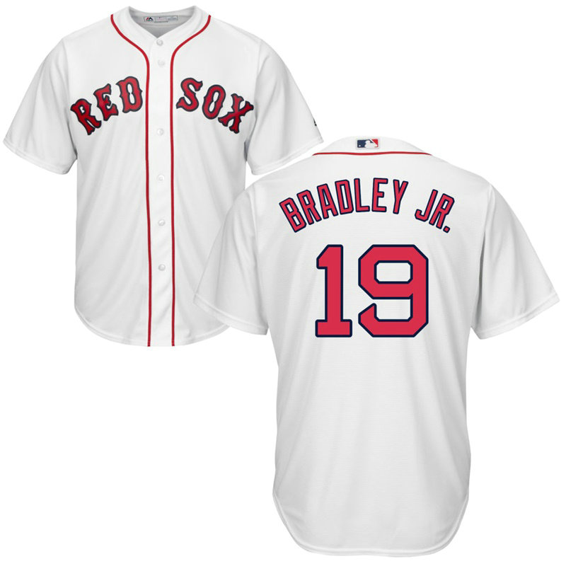 YOUTH Boston Red Sox #19 Jackie Bradley Jr. Home White Cool Base Jersey YOUTH Boston Red Sox #19 Jackie Bradley Jr. Home White Cool Base Jersey