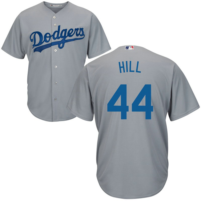 YOUTH Los Angeles Dodgers Rich Hill #44 Alternate Grey Cool Base Jersey