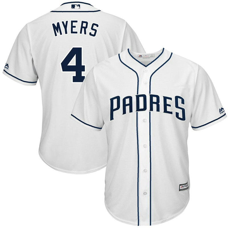 YOUTH San Diego Padres #4 Wil Myers Fashion Replica White Cool Base Jersey YOUTH San Diego Padres #4 Wil Myers Fashion Replica White Cool Base Jersey