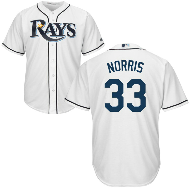 YOUTH Tampa Bay Rays #33 Derek Norris Home White Cool Base Jersey YOUTH Tampa Bay Rays #33 Derek Norris Home White Cool Base Jersey