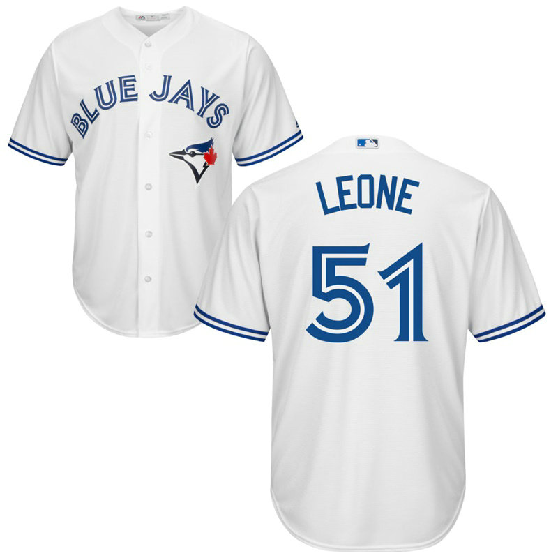 YOUTH Toronto Blue Jays #51 Dominic Leone Home White Cool Base Jersey YOUTH Toronto Blue Jays #51 Dominic Leone Home White Cool Base Jersey