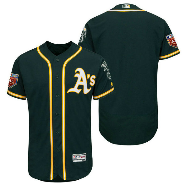 Oakland Athletics Green 2018 Spring Training Flex Base Team Jersey