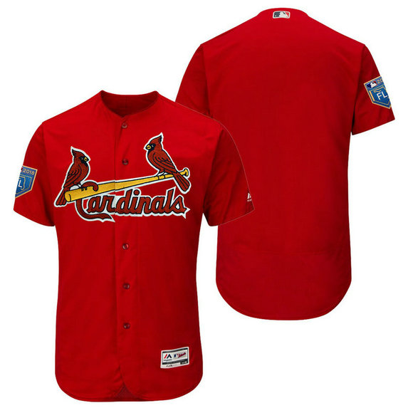 St. Louis Cardinals Scarlet 2018 Spring Training Flex Base Team Jersey St. Louis Cardinals Scarlet 2018 Spring Training Flex Base Team Jersey