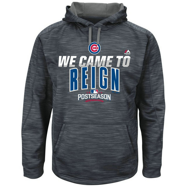 Cubs Graphite 2016 Postseason Came To Reign Hoodie Cubs Graphite 2016 Postseason Came To Reign Hoodie