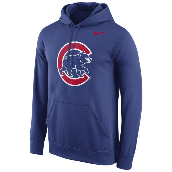 Cubs Primary Logo Fleece Royal Pullover Hoodie Cubs Primary Logo Fleece Royal Pullover Hoodie