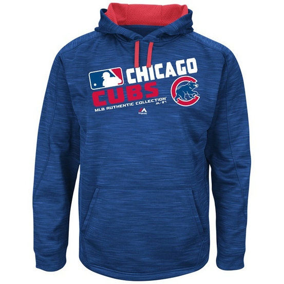 Cubs Team Choice Streak Royal Authentic Collection Hoodie Cubs Team Choice Streak Royal Authentic Collection Hoodie