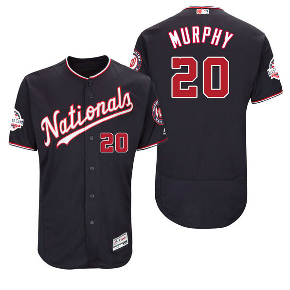 Washington Nationals #20 Daniel Murphy Alternate Player Flex Base Jersey 2018 All-Star Game