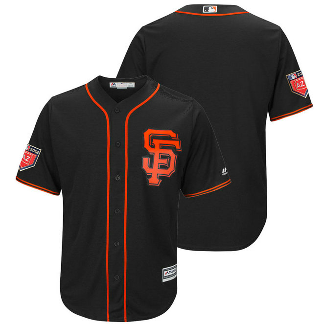 San Francisco Giants Black 2018 Spring Training Cool Base Team Jersey San Francisco Giants Black 2018 Spring Training Cool Base Team Jersey