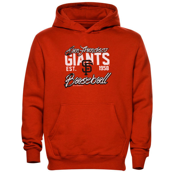 San Francisco Giants Script Fleece Pullover Hoodie San Francisco Giants Script Fleece Pullover Hoodie