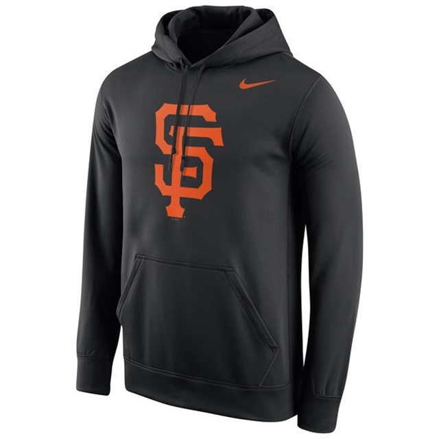 Giants Stitches Fastball Fleece Black Pullover Hoodie Giants Stitches Fastball Fleece Black Pullover Hoodie