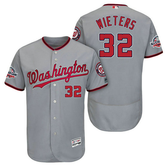 Washington Nationals #32 Matt Wieters Road Player Flex Base Jersey 2018 All-Star Game