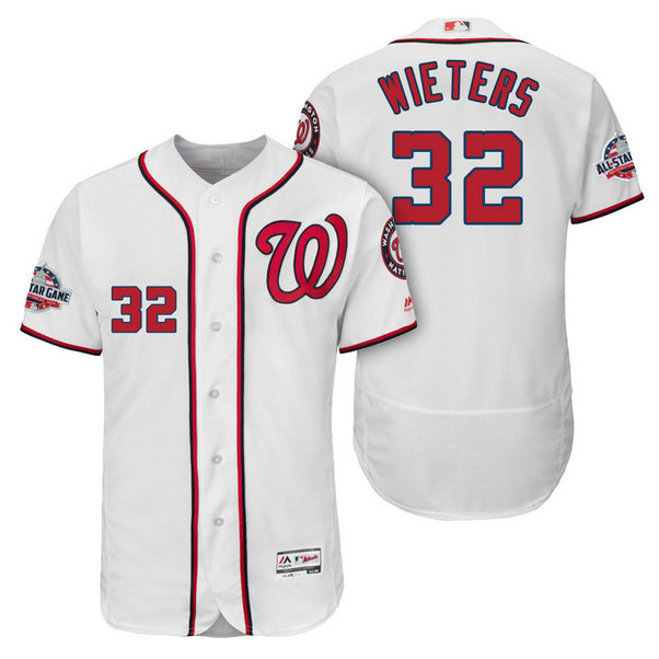 Washington Nationals #32 Matt Wieters Home Player Flex Base Jersey 2018 All-Star Game