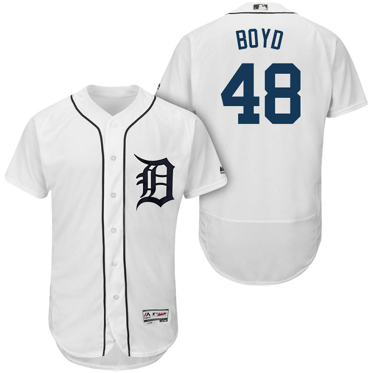 Detroit Tigers #48 Matthew Boyd White 2018 Home Authentic Collection Flex Base Jersey Detroit Tigers #48 Matthew Boyd White 2018 Home Authentic Collection Flex Base Jersey