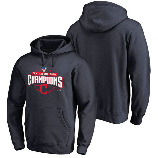 Cleveland Indians 2017 AL Central Division Champions Assist Pullover Navy Hoodie Cleveland Indians 2017 AL Central Division Champions Assist Pullover Navy Hoodie