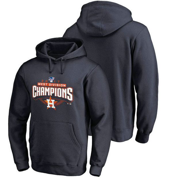 Houston Astros 2017 AL West Division Champions Assist Pullover Navy Hoodie