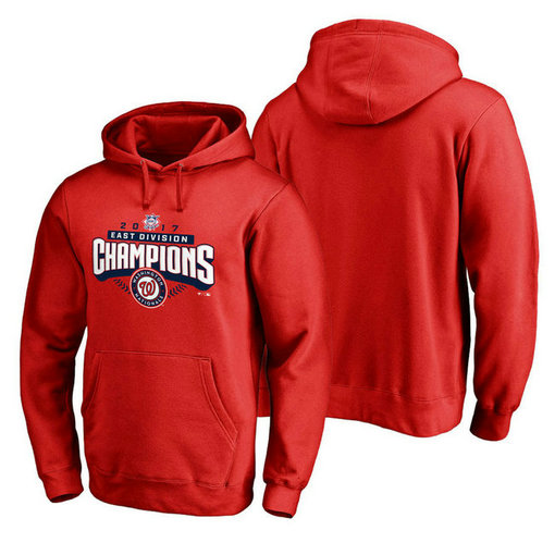 Washington Nationals 2017 Division Champions Assist Pullover Red Hoodie Washington Nationals 2017 Division Champions Assist Pullover Red Hoodie