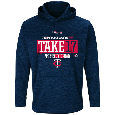 Minnesota Twins 2017 Postseason Authentic Collection Ultra Streak Fleece Pullover Navy Hoodie Minnesota Twins 2017 Postseason Authentic Collection Ultra Streak Fleece Pullover Navy Hoodie