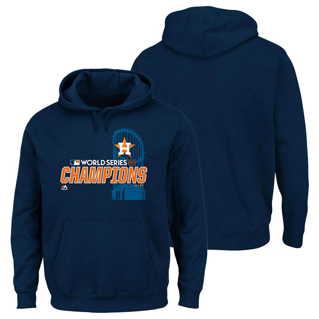 Houston Astros 2017 World Series Champions Favorite Navy Hoodie