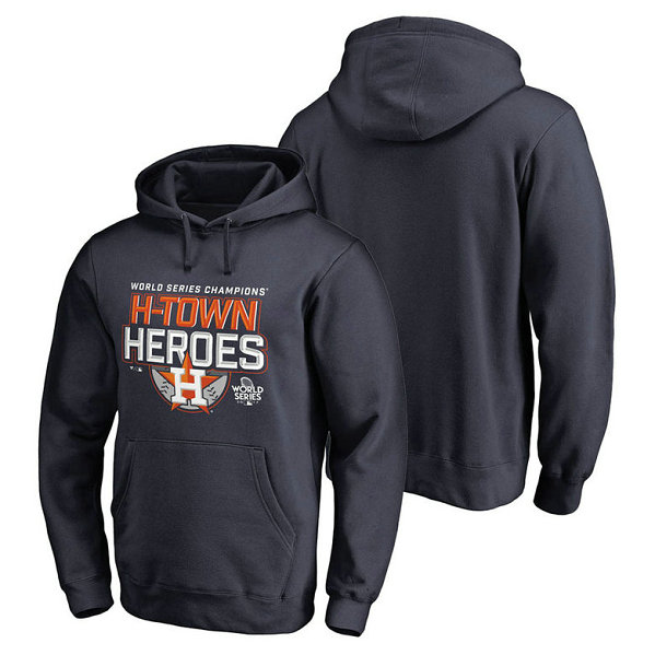 Houston Astros 2017 World Series Champions Home Game Pullover Navy Hoodie