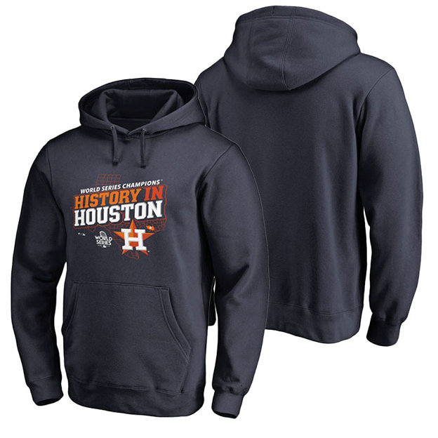 Houston Astros 2017 World Series Champions Mound Pullover Navy Hoodie