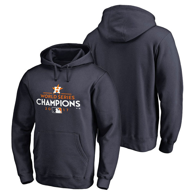 Houston Astros 2017 World Series Champions Pullover Navy Hoodie