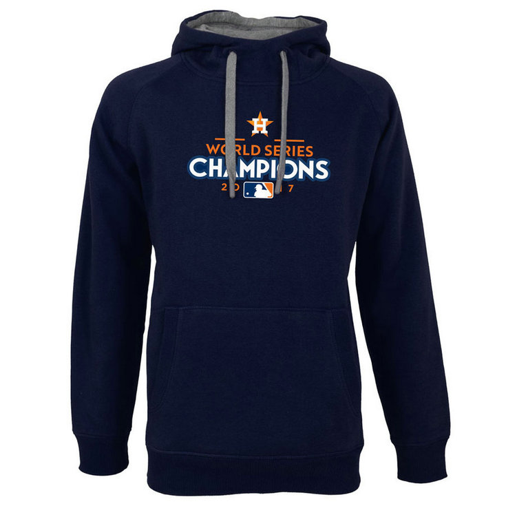 Houston Astros 2017 World Series Champions Victory Pullover Navy Hoodie