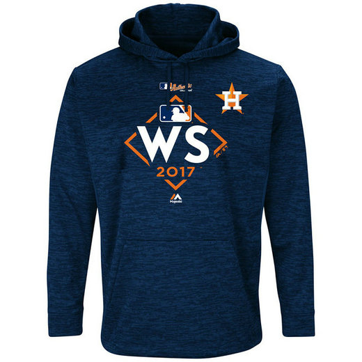 Houston Astros 2017 World Series Bound Streak Fleece Pullover Navy Hoodie