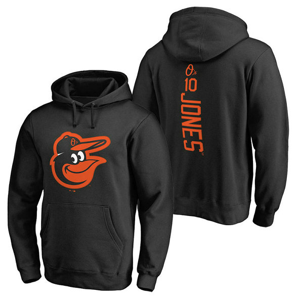 Baltimore Orioles #10 Adam Jones Backer Pullover Black Hoodie Baltimore Orioles #10 Adam Jones Backer Pullover Black Hoodie