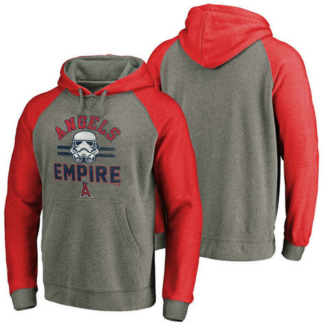 Los Angeles Angels Heather Gray Star Wars Empire hoodie