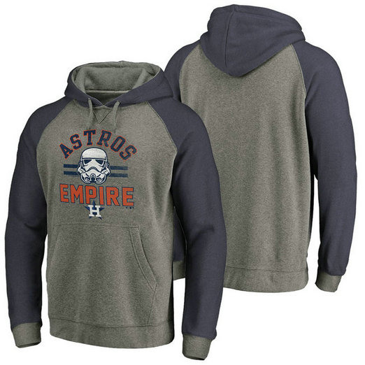 Houston Astros Heather Gray Star Wars Empire hoodie