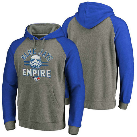 Toronto Blue Jays Heather Gray Star Wars Empire hoodie Toronto Blue Jays Heather Gray Star Wars Empire hoodie