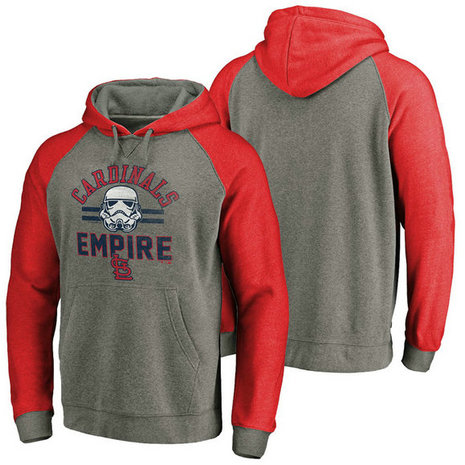 St. Louis Cardinals Heather Gray Star Wars Empire hoodie St. Louis Cardinals Heather Gray Star Wars Empire hoodie