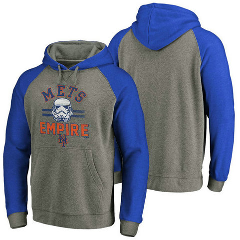 New York Mets Heather Gray Star Wars Empire hoodie